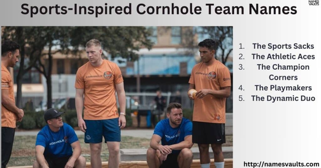 Sports-Inspired Cornhole Team Names