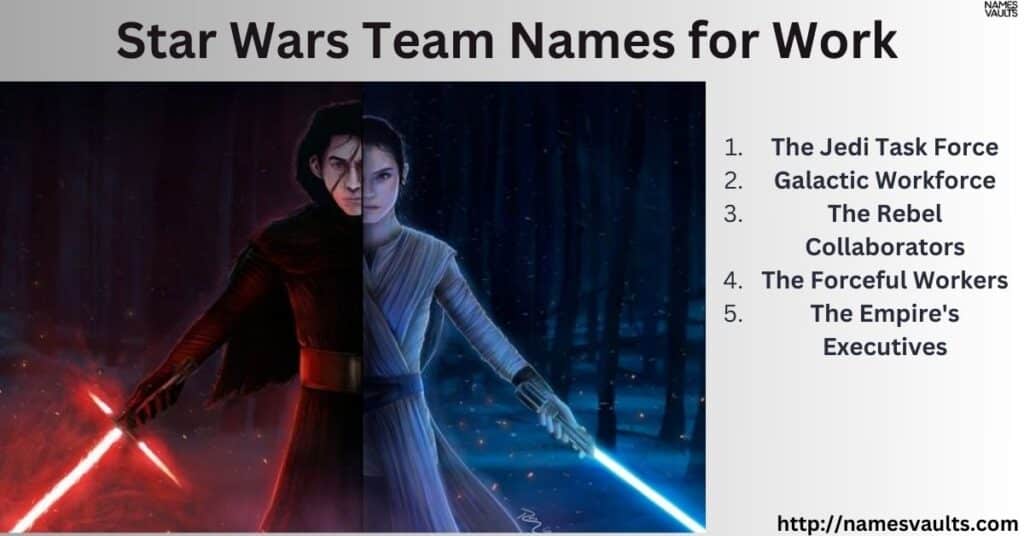 Star Wars Team Names for Work