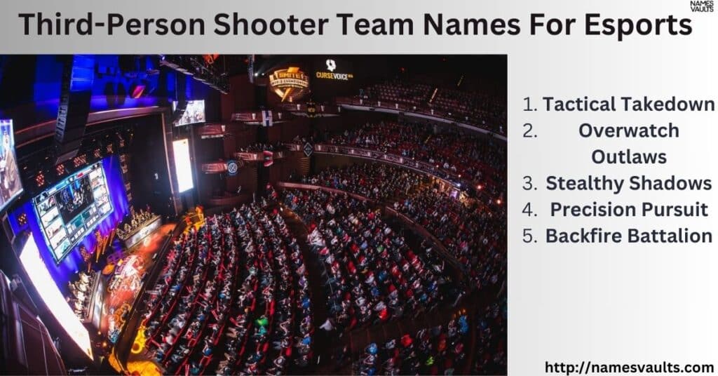 Third-Person Shooter Team Names For Esports