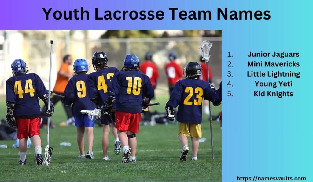 Youth Lacrosse Team Names