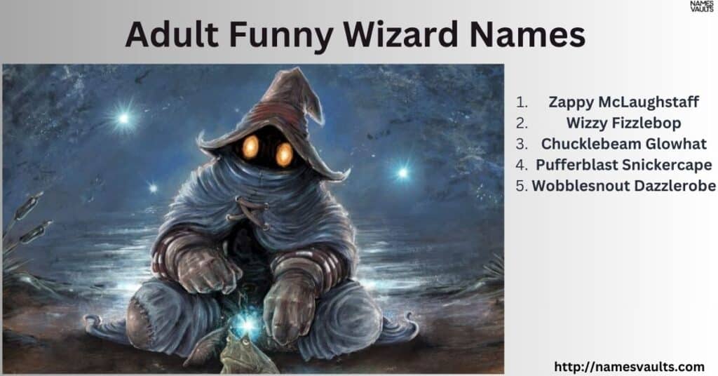 504 Funny Wizard Names That ll Leave You Spellbound Names Vaults