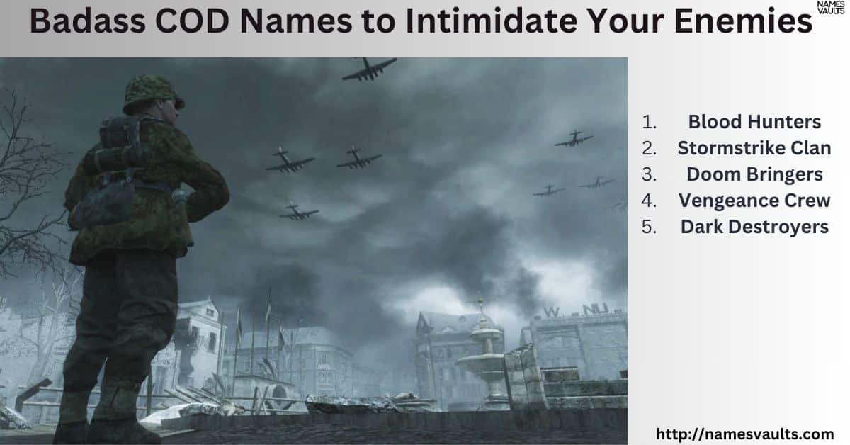 Cod Bad Ass 517+ Badass Clan Names for COD: Dominate Battlefield with Style - Names ...