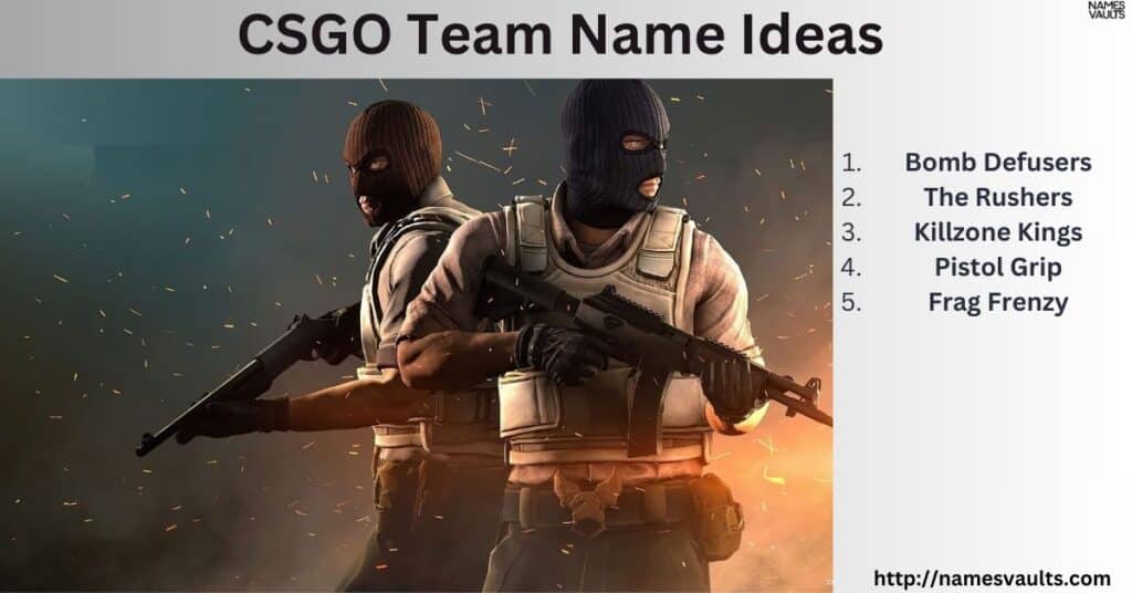 CSGO Team Name Ideas