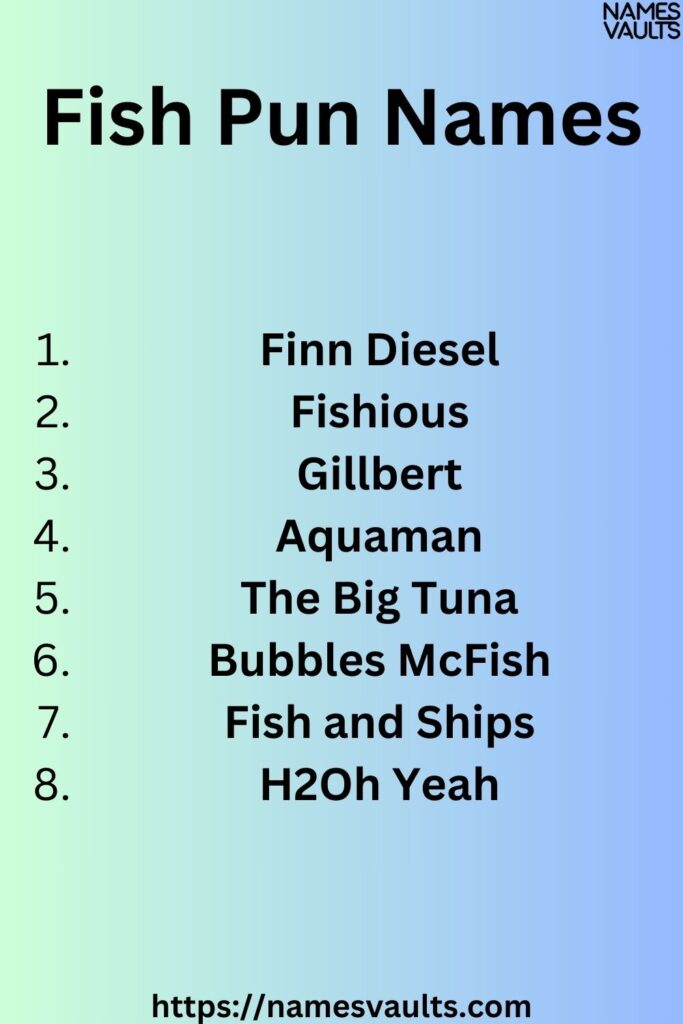 Fish Pun Names