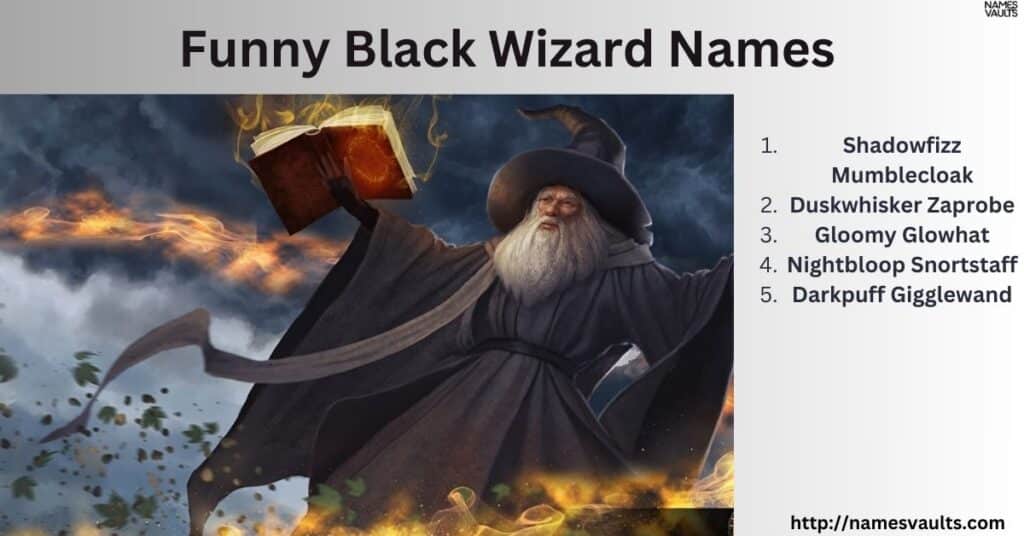 Funny Black Wizard Names