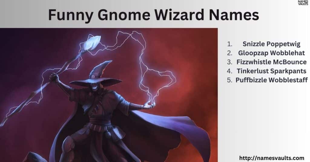 Funny Gnome Wizard Names