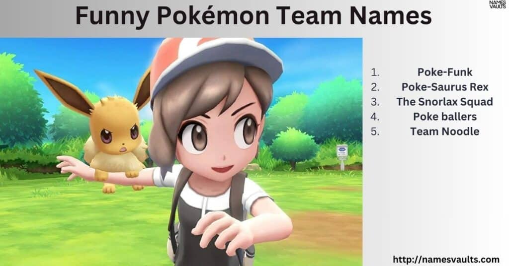 Funny Pokémon Team Names