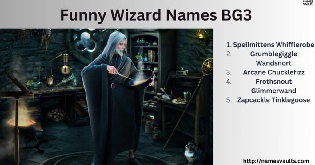 Funny Wizard Names BG3