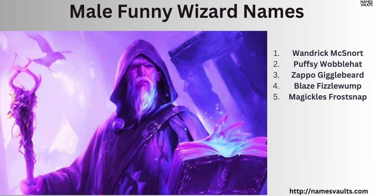 504+ Funny Wizard Names That