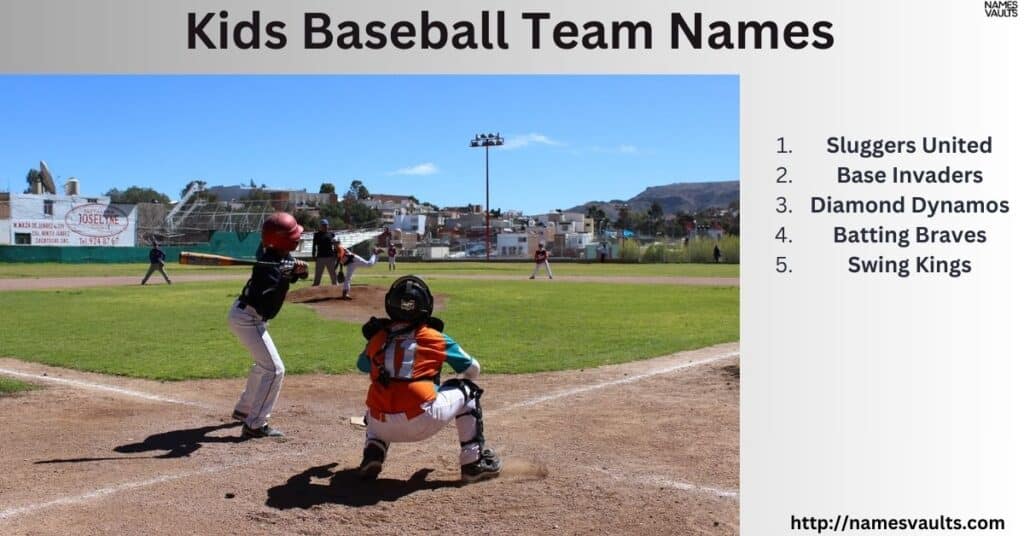 Kids Baseball Team Names