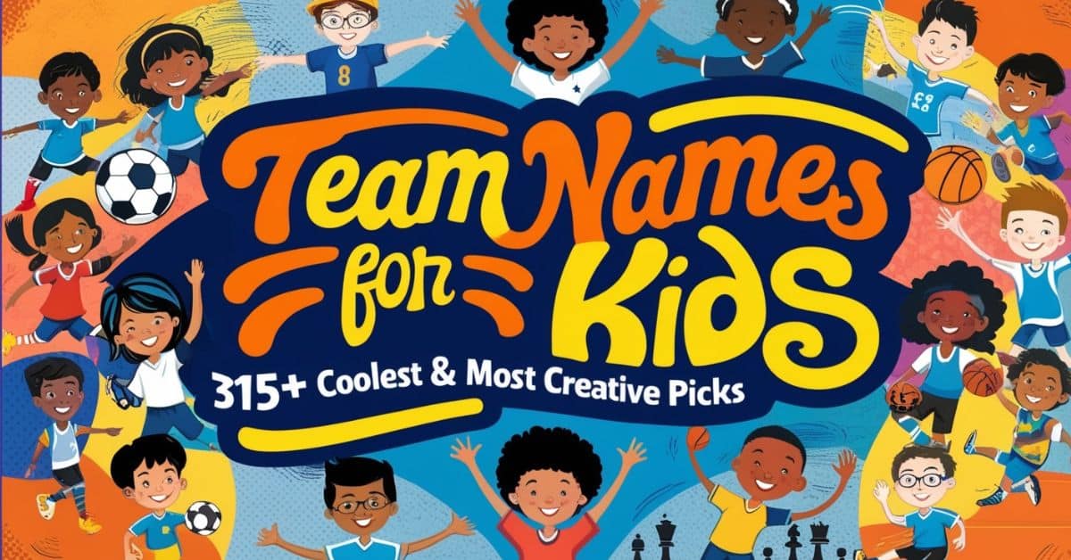 Kids Team Names Feature Image