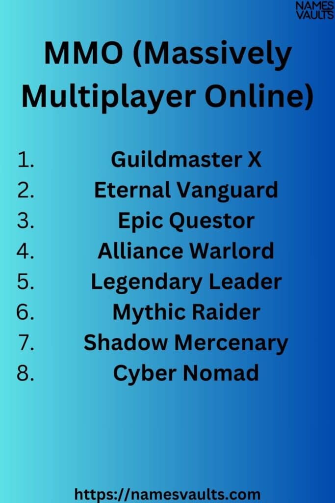 MMO (Massively Multiplayer Online)