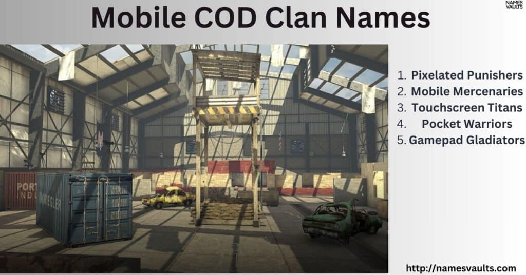 Mobile COD Clan Names