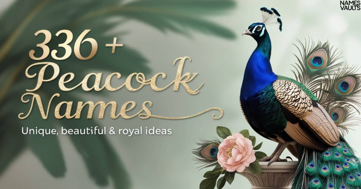 Peacock Names Feature Image