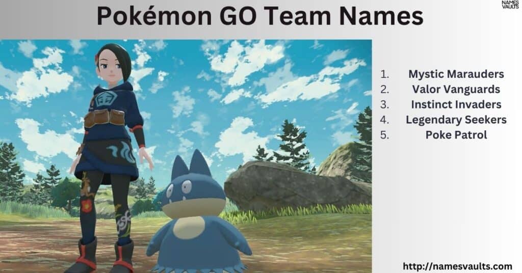 Pokémon GO Team Names