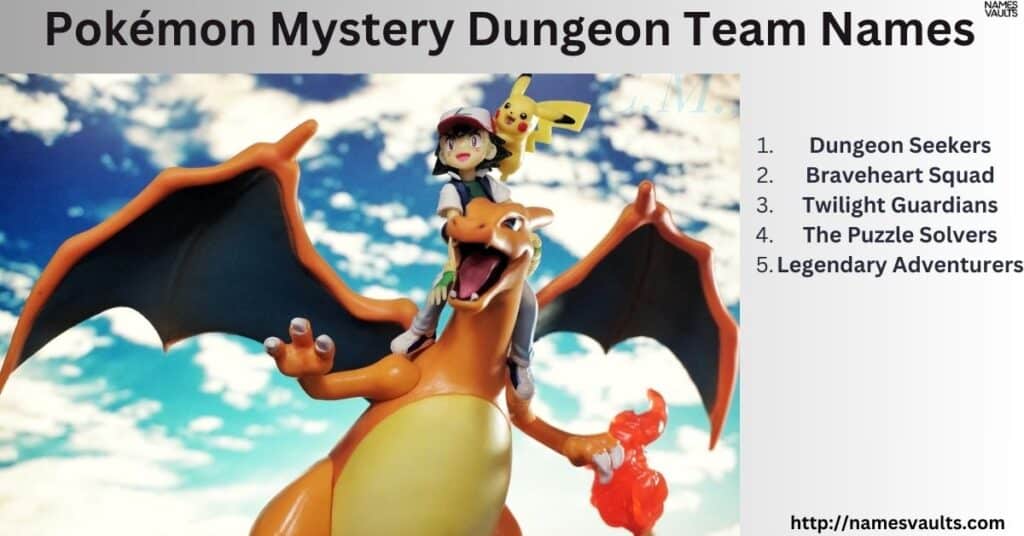 Pokémon Mystery Dungeon Team Names