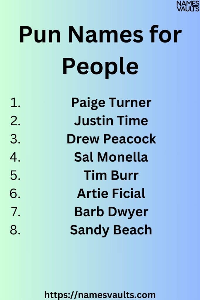 Pun Names for People