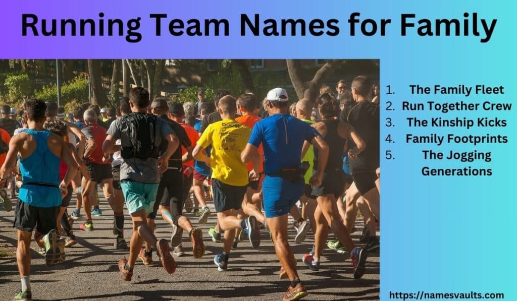 Running Team Names for Family