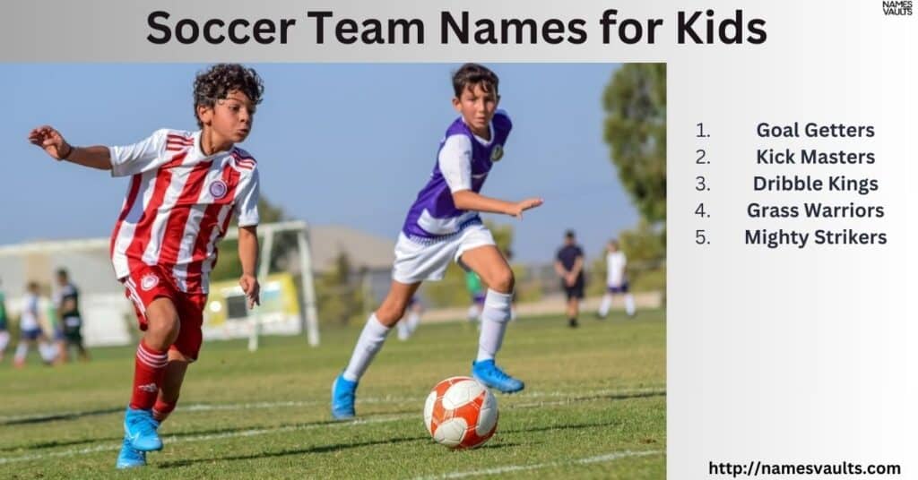 Soccer Team Names for Kids