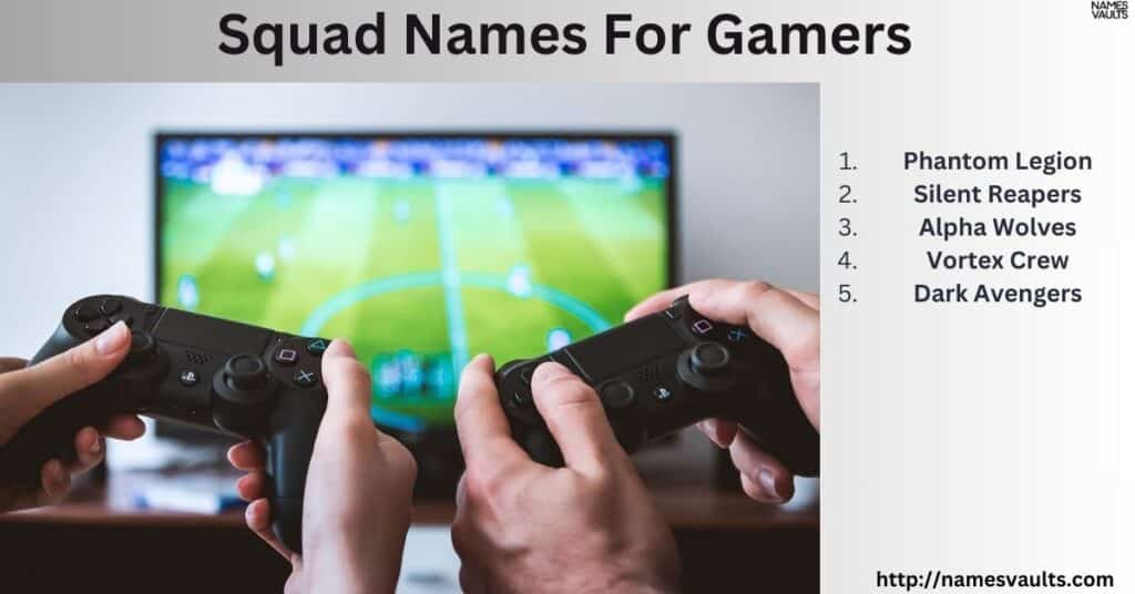 Squad Names For Gamers